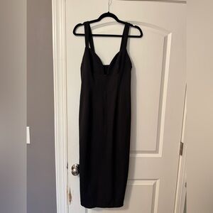 BHLDN Black Midi Dress- Anthropologie
